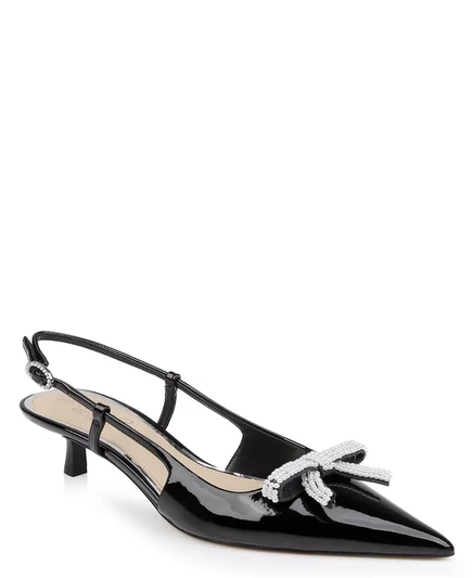 Женские вечерние туфли-лодочки Kristia от Jewel Badgley Mischka black patent polyurethane