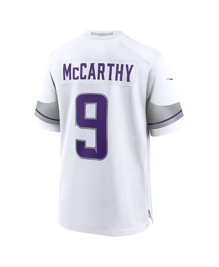 Мужская футболка Nike J.J. McCarthy Minnesota Vikings для альтернативных игроков white