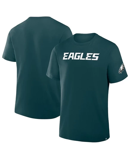 Мужская зеленая хлопковая футболка Fanatics Philadelphia Eagles Legacy из хлопка green