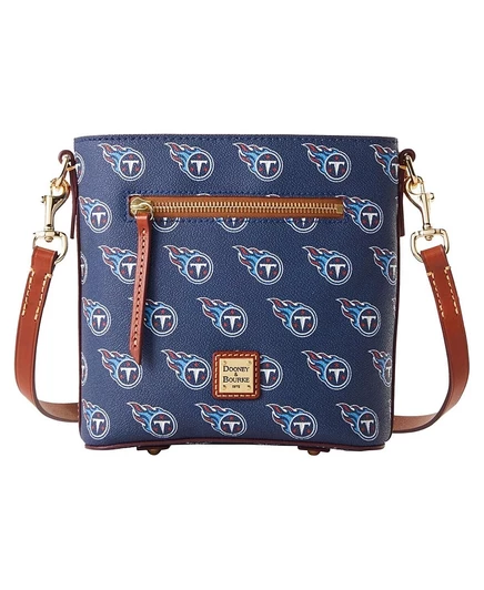 Женская сумка через плечо Dooney & Bourke Signature Small Zip Tennessee Titans, мультиколор