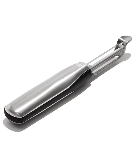 Поворотная овощечистка OXO Steel, белая