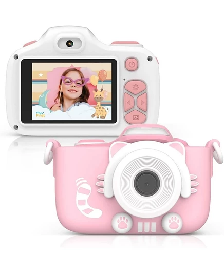 Детская цифровая камера myFirst Camera 3, розовая