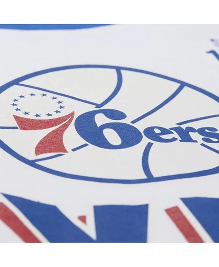 Белая футболка с принтом Mitchell & Ness Philadelphia 76ers Hardwood Classics Vintage Team Origins от Mitchell & Ness. white