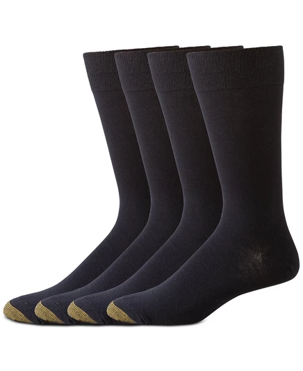Мужские носки Gold Toe 4‑парные, черные