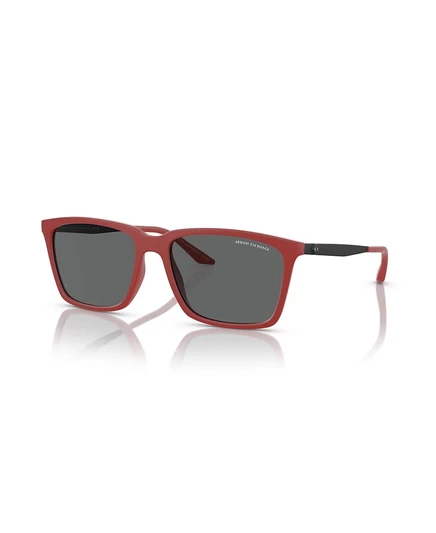 Мужские прямоугольные солнцезащитные очки Armani Exchange, AX4138S, красный