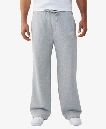 Мужские спортивные штаны True Religion прямого кроя, серые