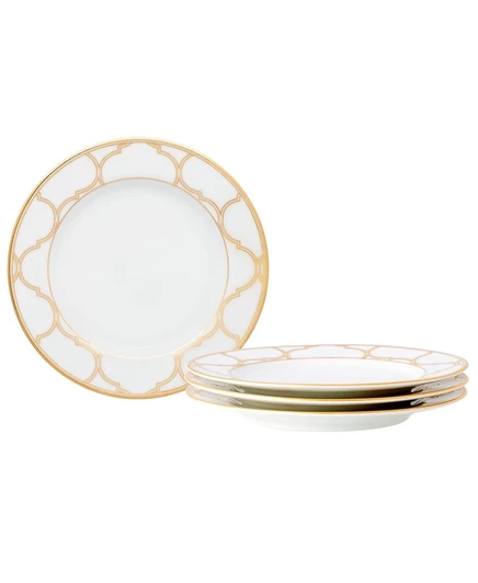 Набор 4 тарелок Noritake Eternal Palace 16,5 см, золотой