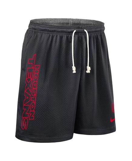 Мужские шорты Nike темно-синего цвета Houston Texans Sideline с реверсивным рисунком navy