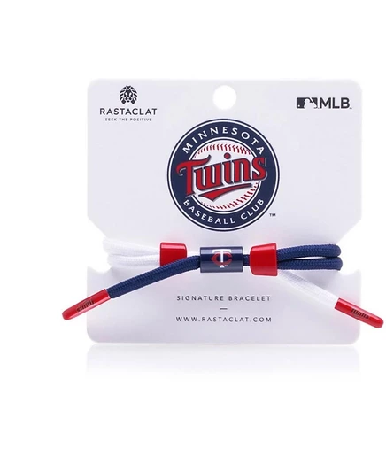 Мужской браслет Rastaclat Minnesota Twins Outfield, черный