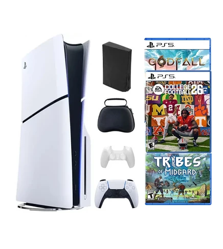 Игровая консоль Sony PlayStation 5 Slim с дисководом и играми