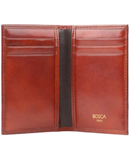 Мужская кредитница Bosca Old Leather на 8 карт, коньячная