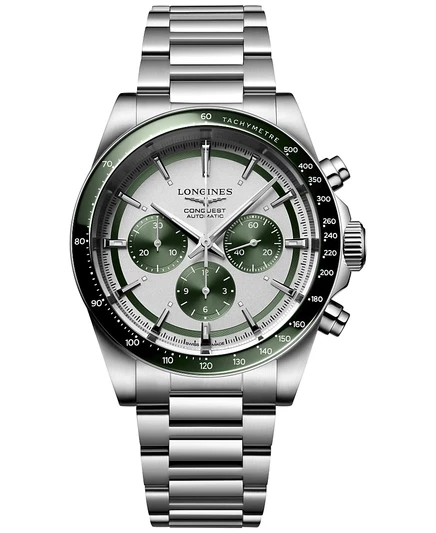 Мужские часы Longines Conquest хронограф автомат, 42 мм