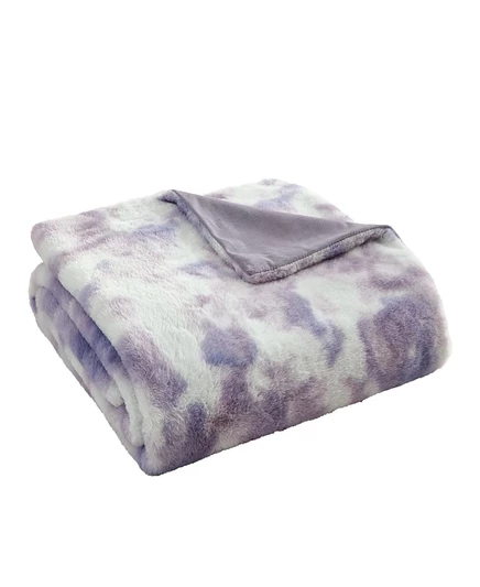 Плед Betsey Johnson искусственный мех 178×127 см, фиолетовый