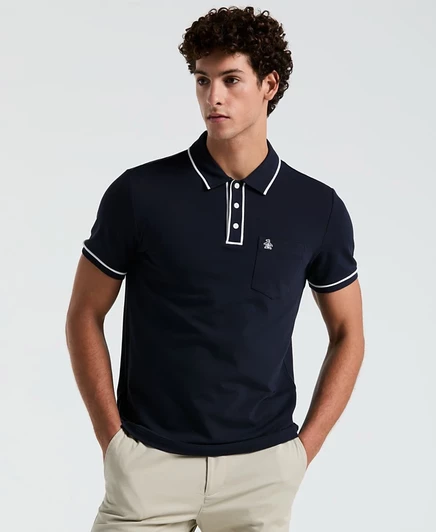 Мужское поло Original Penguin Earl Pique, синее