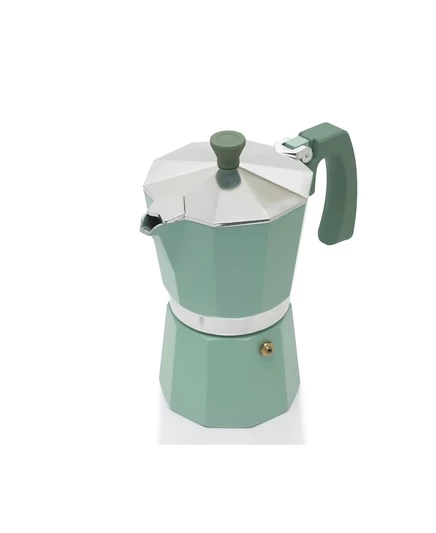 Кофеварка гейзерная Sedona Kitchen на 3 чашки, зеленая