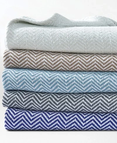 Плед Melange Home Herringbone из хлопка