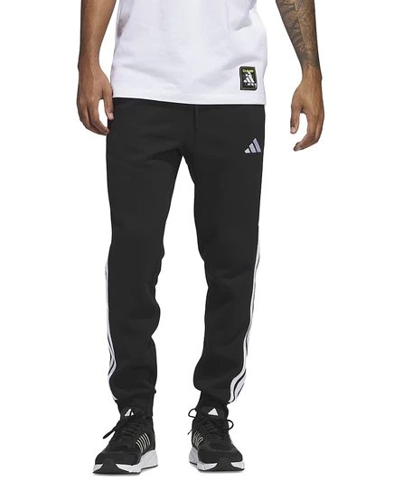 Мужские джоггеры Adidas Essentials с 3-полосками, черные
