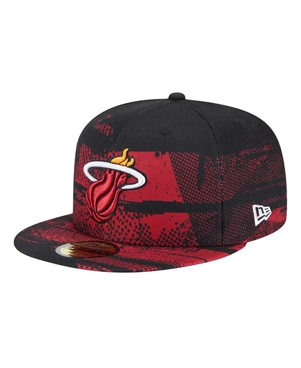 Мужская кепка New Era 59FIFTY Tip-Off, черно-красная