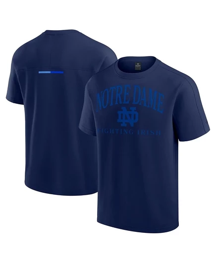 Мужская футболка Fanatics Flex Tri-Blend Notre Dame, темно-синяя