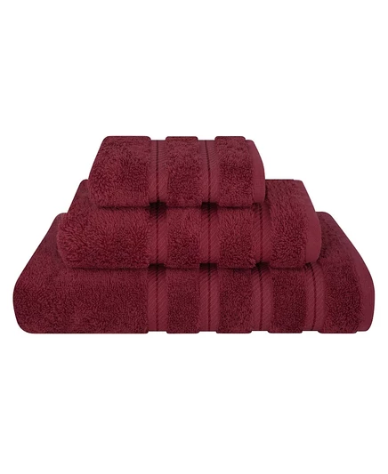 Набор полотенец American Soft Linen Edison, 3 шт., красный
