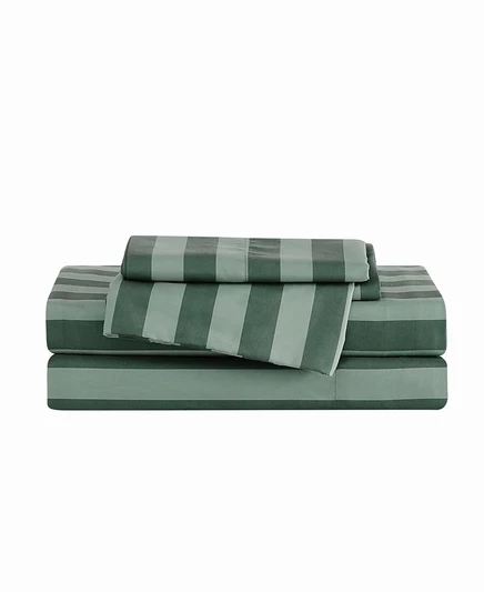 Комплект простыней Truly Soft Weston Stripe, зеленый