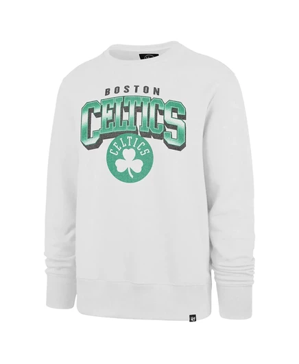 Мужская брендовая кремовая толстовка-пуловер Boston Celtics Big Tall Spotlight Headline  cream
