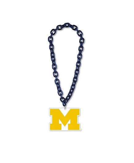 Ожерелье с логотипом Wincraft Michigan Wolverines на большой цепочке