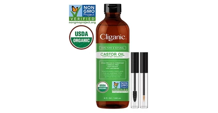 Масло касторовое CLIGANIC органическое 240 мл