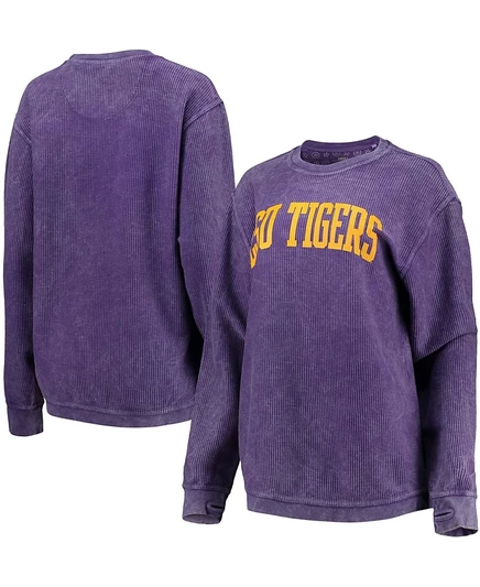 Женский свитшот Pressbox LSU Tigers, фиолетовый