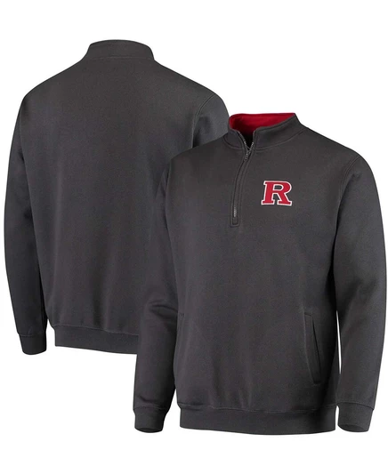 Мужская куртка на молнии с логотипом Rutgers Scarlet Knights Tortugas charcoal