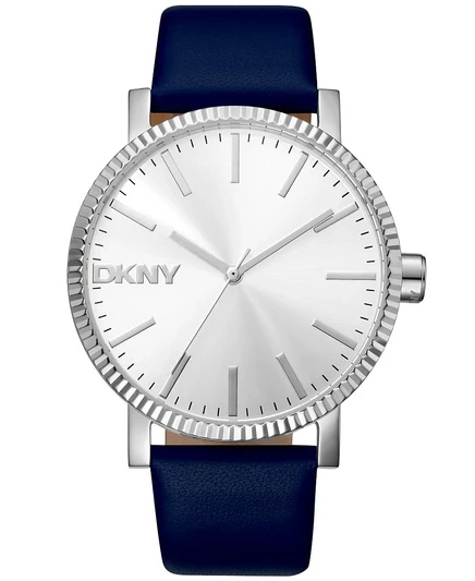 Женские часы DKNY Soho Maxi 40 мм, кожаный ремешок, синие