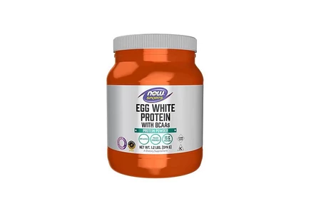 Протеиновый порошок NOW Foods с яичным белком, 1,2 фунта, без цвета