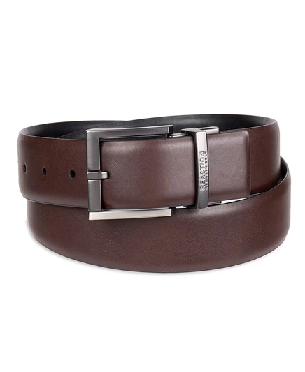 Мужской двусторонний ремень Kenneth Cole, растяжимый, черный