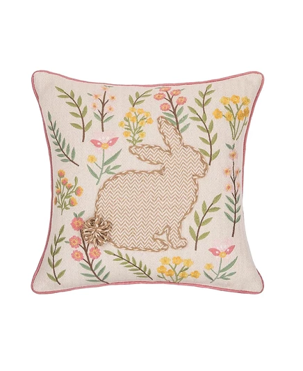 Декоративная подушка C & F Home 40 × 40 см с пасхальным зайцем