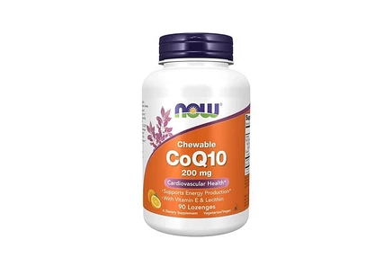 NOW Foods CoQ10, 200 мг, 90 таблеток без цвета