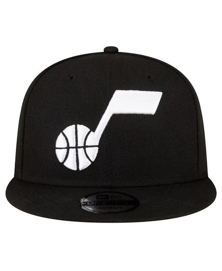 Мужская черная кепка-бейсболка New Era Jazz Team цвета 9FIFTY Snapback от New Era black