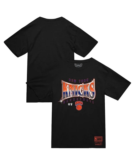 Мужская футболка Mitchell & Ness New York Knicks Glow Up, черная