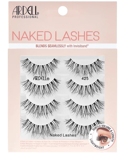 Ресницы Ardell Naked №425, 4-шт. без цвета
