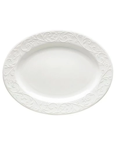Сервировочное блюдо Lenox Opal Innocence Carved, 16″