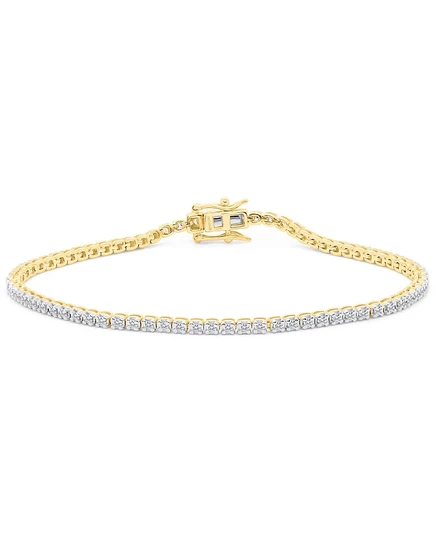 Браслет Forever Grown Diamonds 1 карат, позолоченный