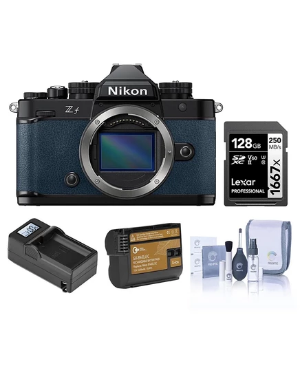 Беззеркальная камера Nikon Z f комплект, синяя