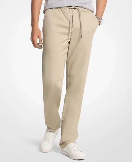 Мужские брюки Michael Kors Bedford на резинке, бежевые