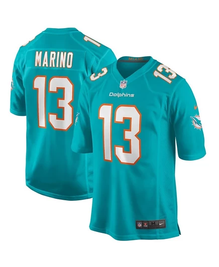 Мужская майка Nike Dan Marino Miami Dolphins, бирюзовая