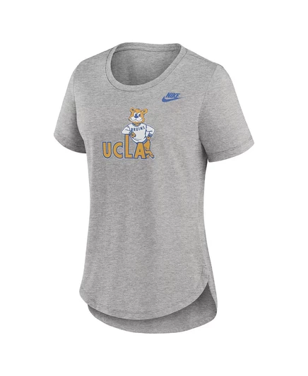 Женская трехслойная футболка Nike Heather Gray UCLA Bruins Legacy от Nike heather gray