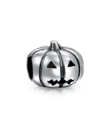 Шарм Bling Jewelry «Halloween» тыква, оксид. серебро