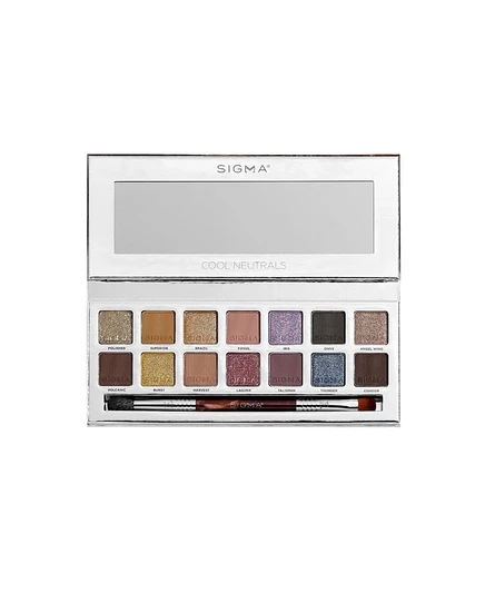 Палитра теней для век Sigma Beauty Cool Neutrals без цвета