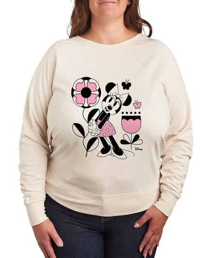 Женский пуловер Hybrid Apparel Minnie Mouse, бежевый