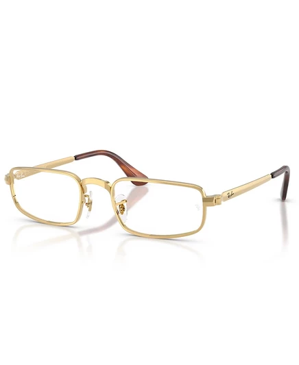 Унисекс очки Ray-Ban RB3927V овальные, золотистые