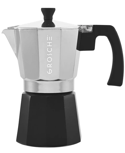 Гейзерная кофеварка Grosche Milano Tuxedo на 9 чашек, черная