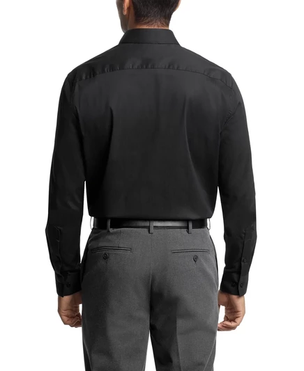 Мужская защитная рубашка Van Heusen обычного покроя на каждый день black